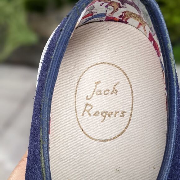 Jack Rogers Carter Suede Lace Up Water Resistant Sneakers - Picture 9 of 10